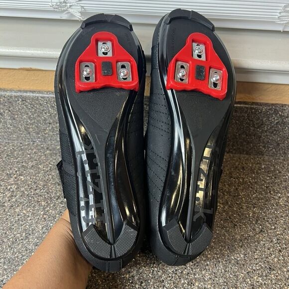 Fizik Tempo Powerstrap Cycling Shoes R5 Road Shoes Black Mens Size US 11-3/4 New - Picture 10 of 11
